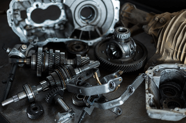 High-quality auto parts on display