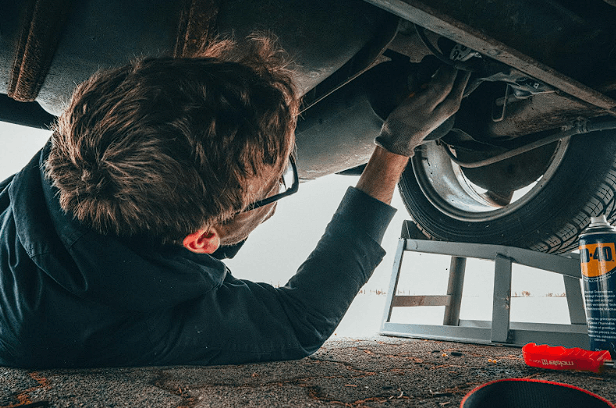 Regular maintenance of car parts.